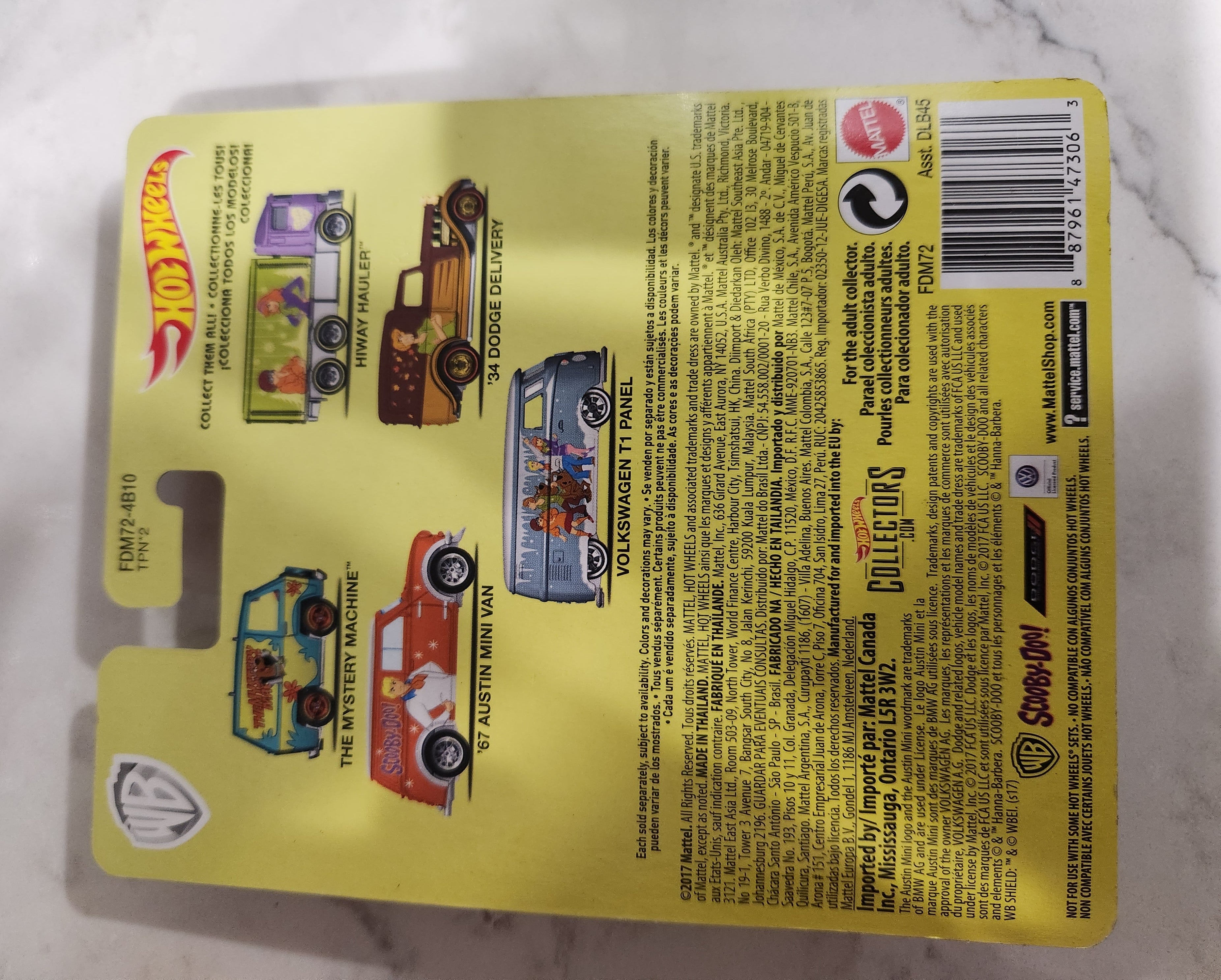 Hot Wheels Scooby Doo. The mystery machine