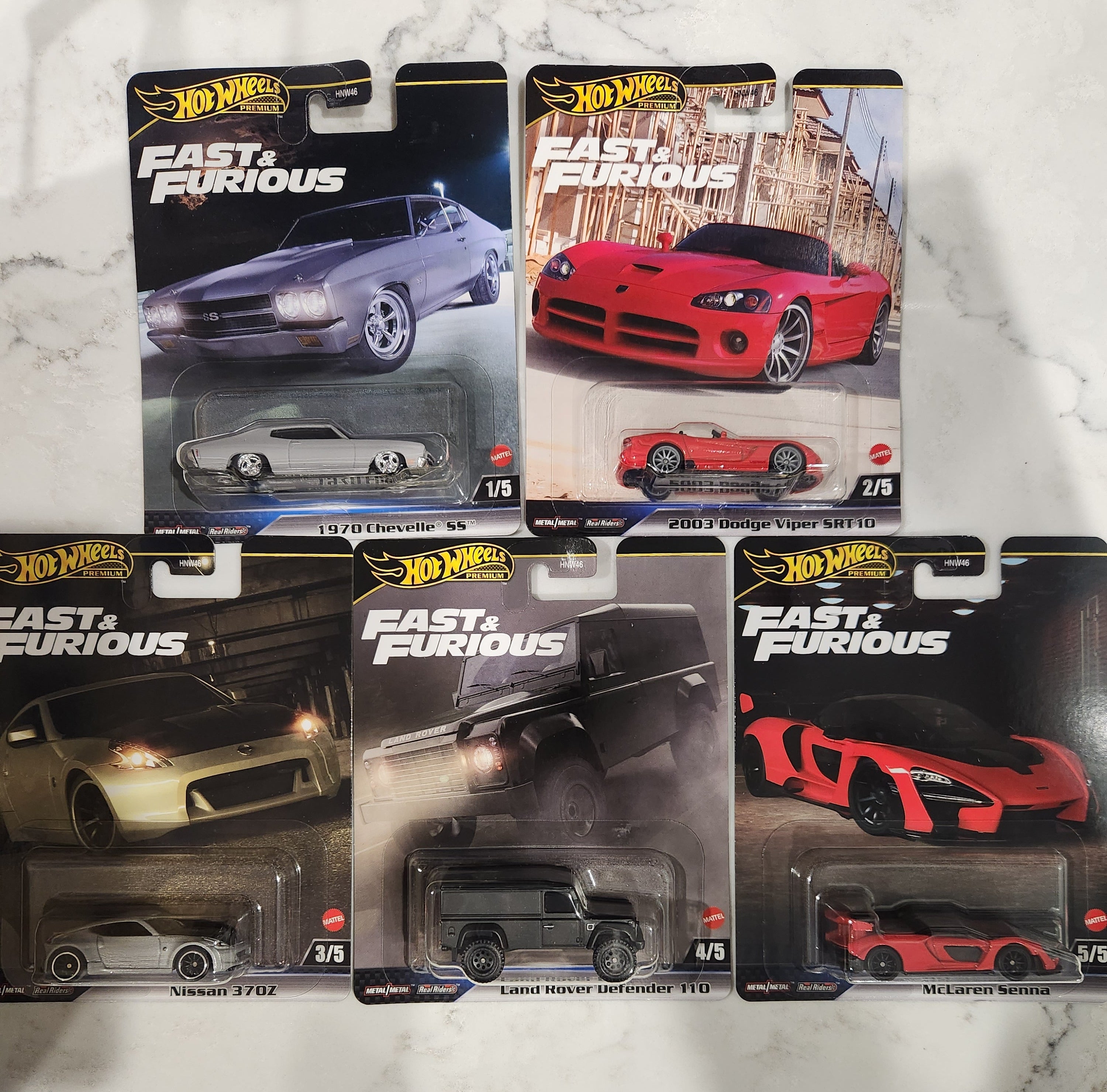 Hot Wheels 2024 fast and furious premium set