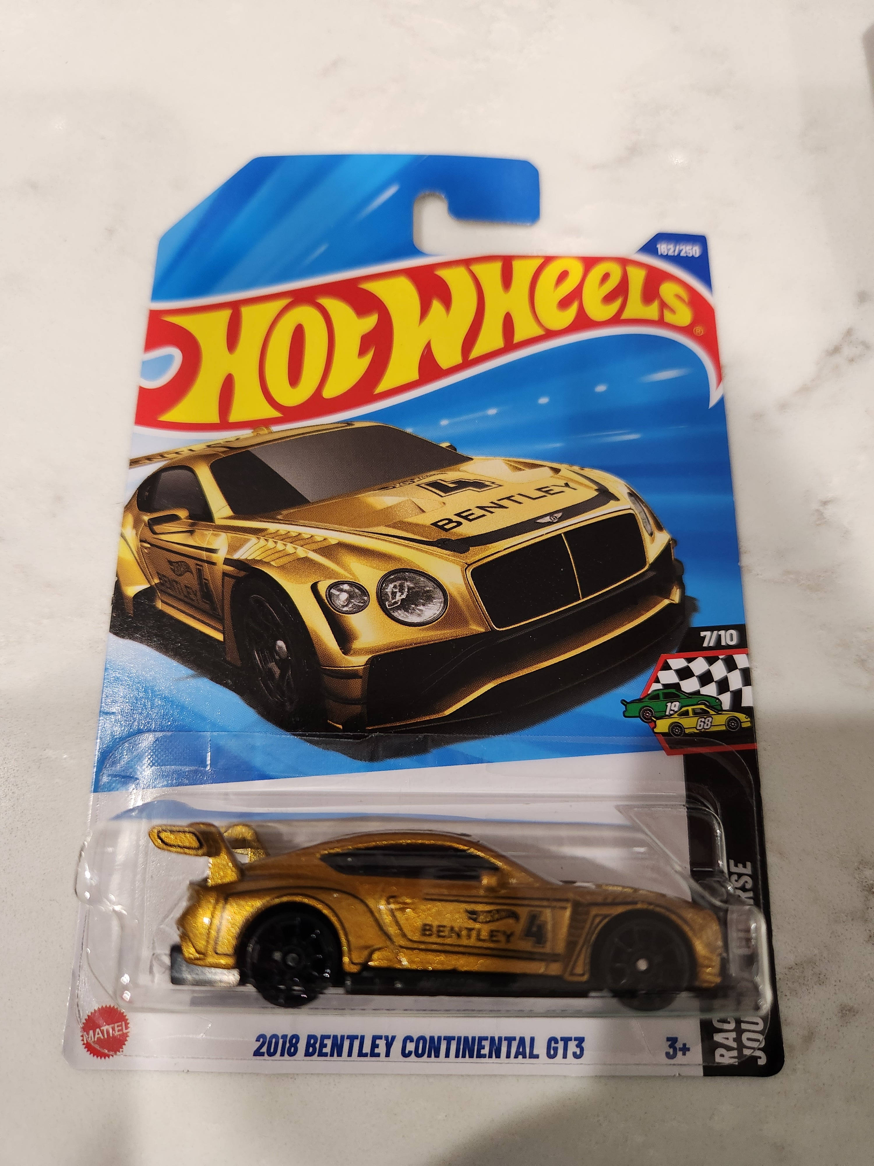 Hotwheels 2018 Bentley continental GT3