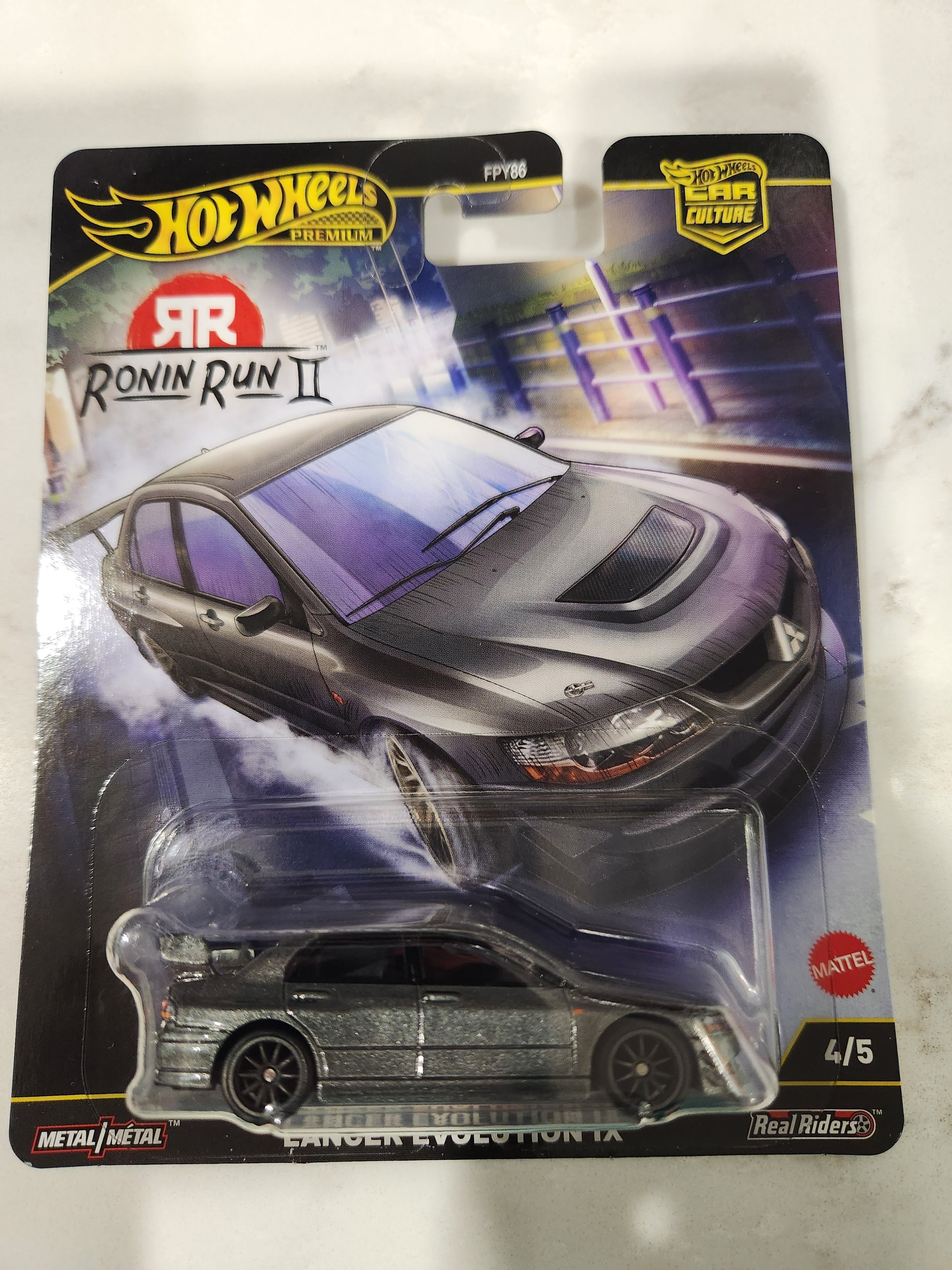Hotwheels Lancer Evolution IX premium single