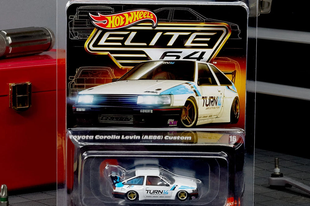 Hot Wheels Elite 64 Toyota Corolla Levin (AE86) Custom
