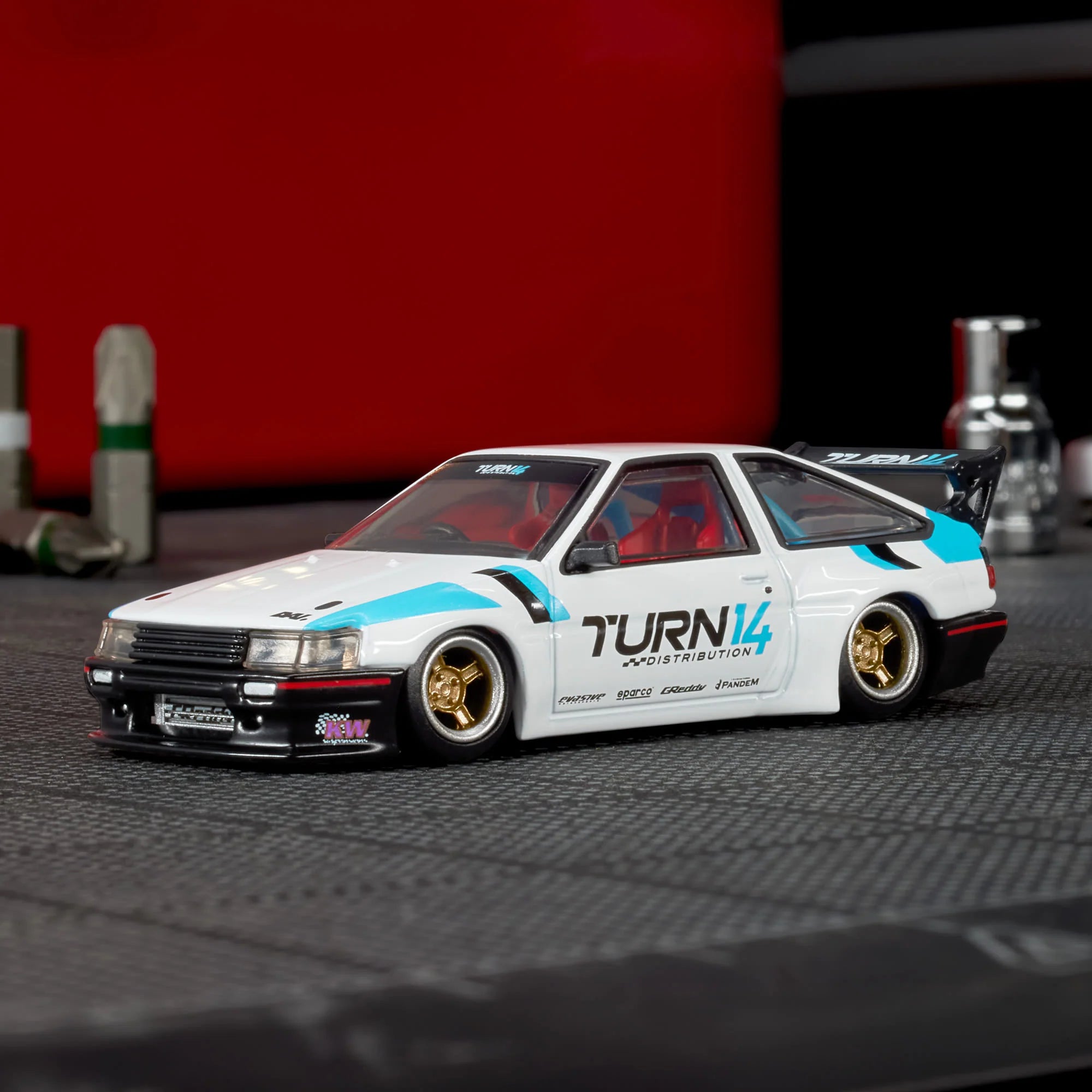 Hot Wheels Elite 64 Toyota Corolla Levin (AE86) Custom