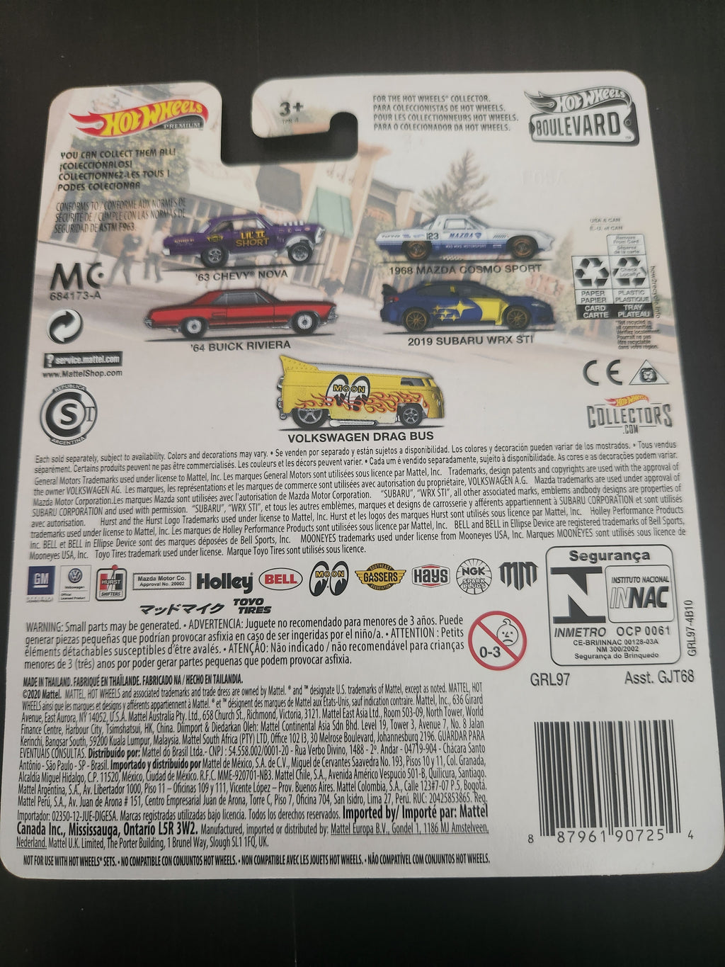 Hotwheels Boulevard #24 2019 Subaru WRX STI