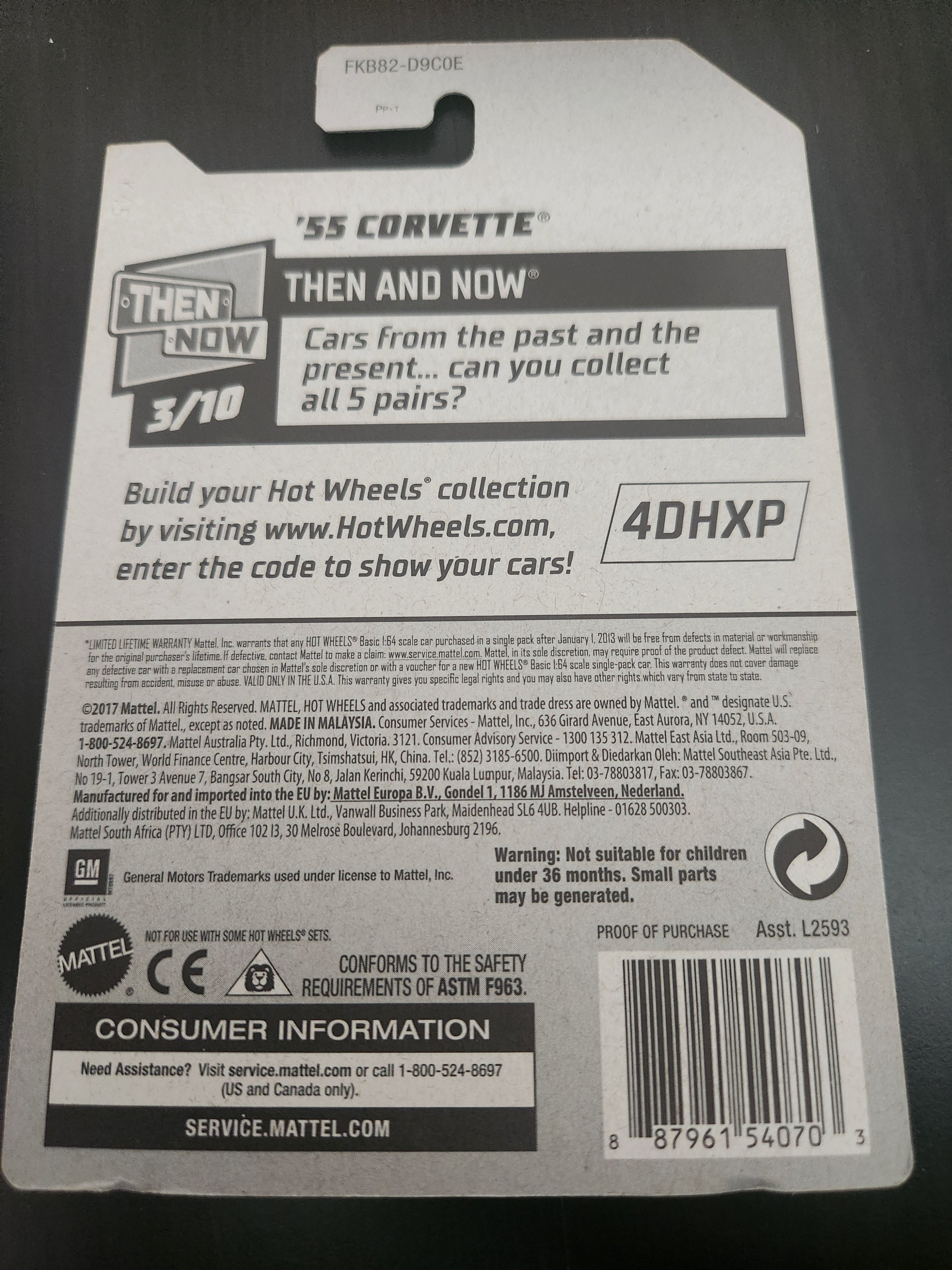 Hotwheels Zamac 55 Corvette