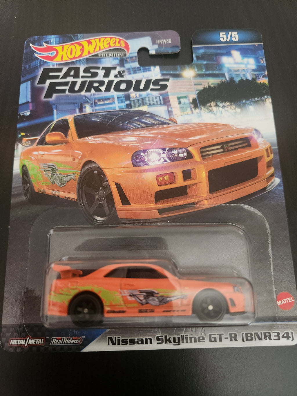 Hotwheels Fast and Furious Skyline GTR R34