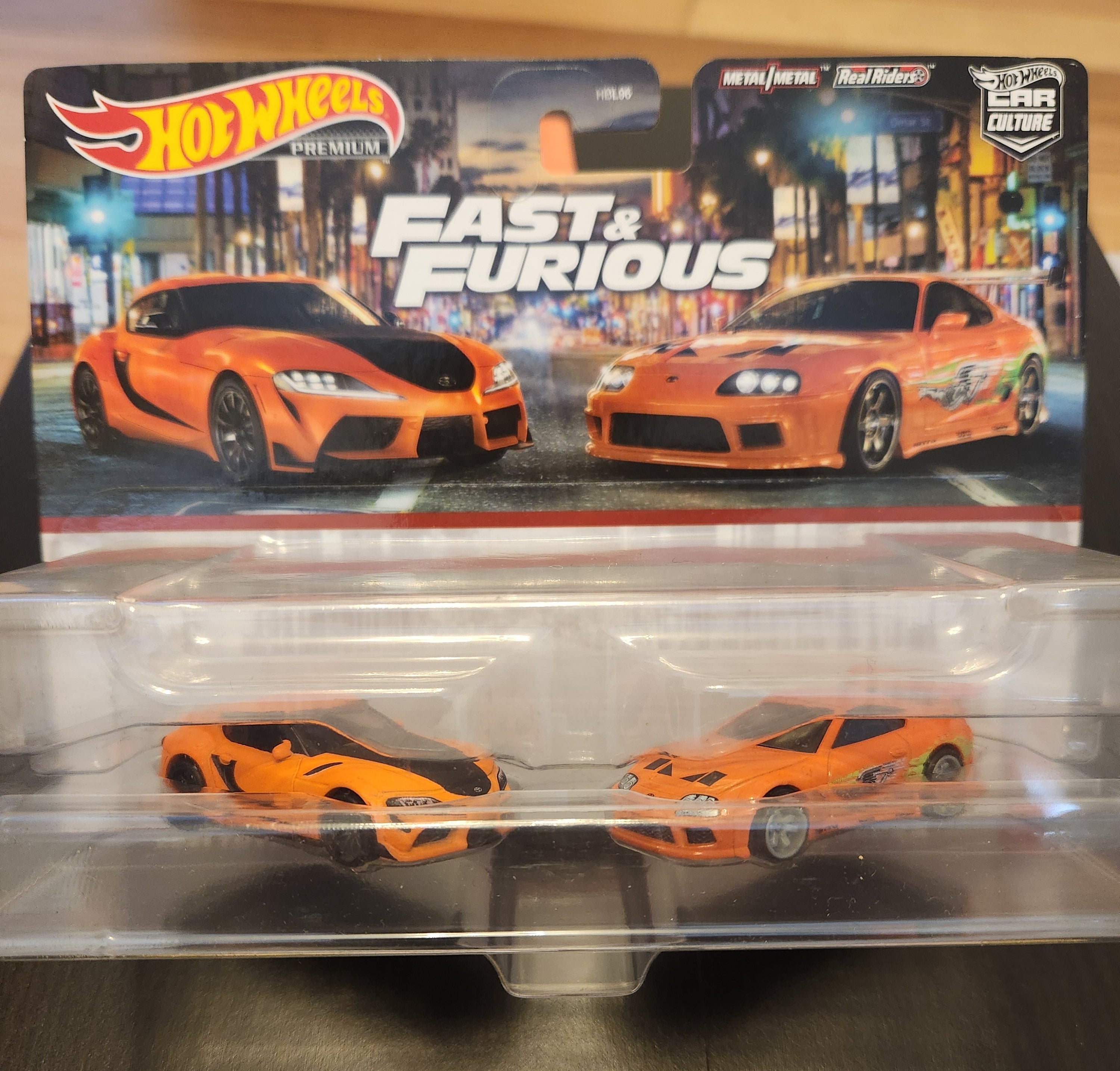 Hotwheels Fast and Furious Supra Twin Pack