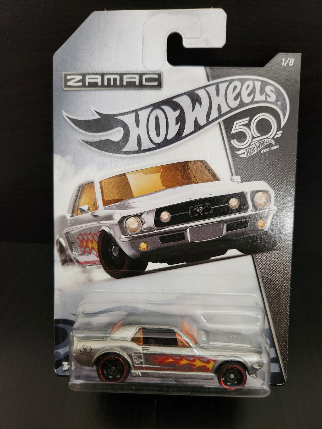 Hotwheels 67 Ford Mustang Zamac