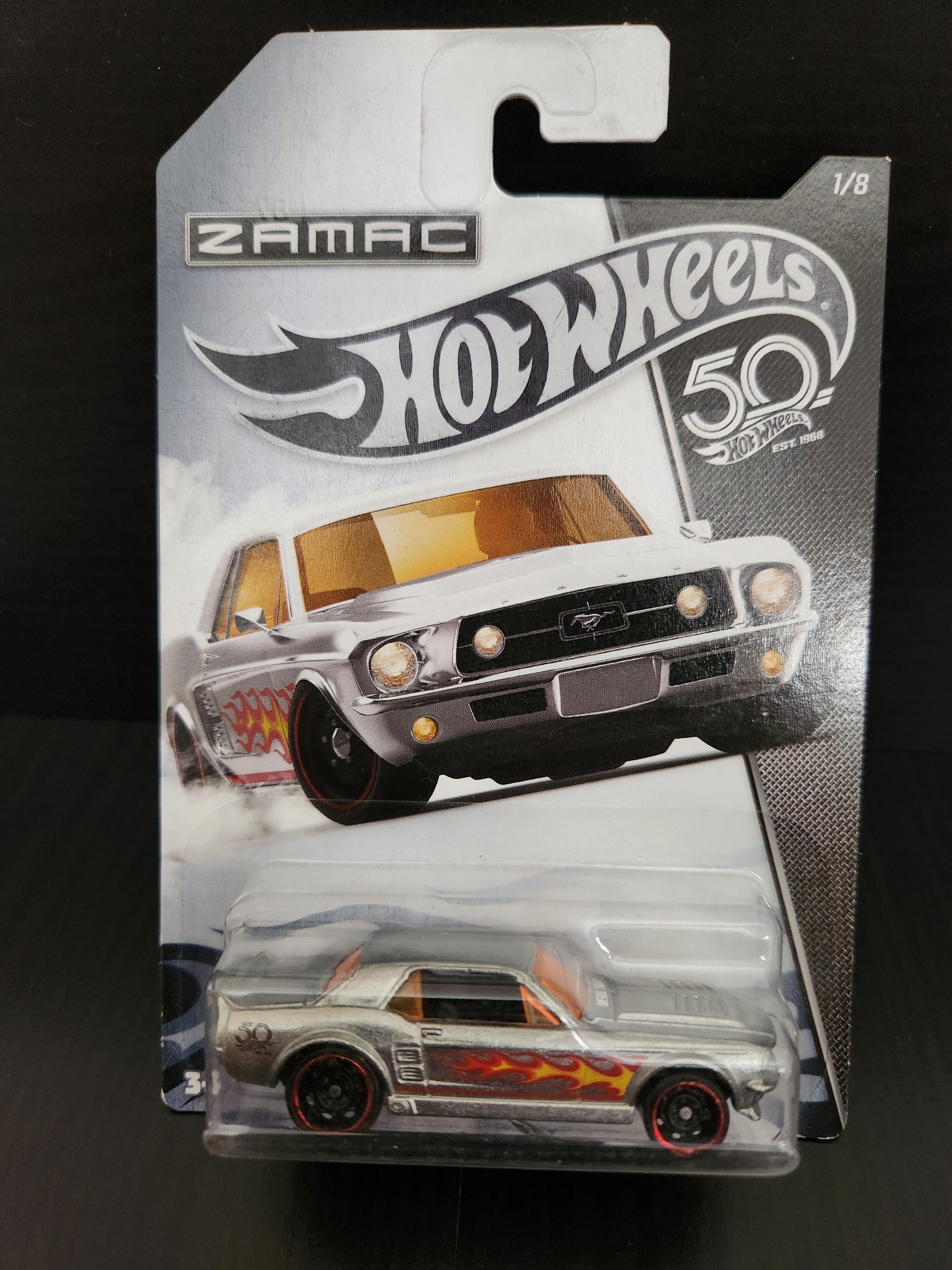 Hotwheels 67 Ford Mustang Zamac