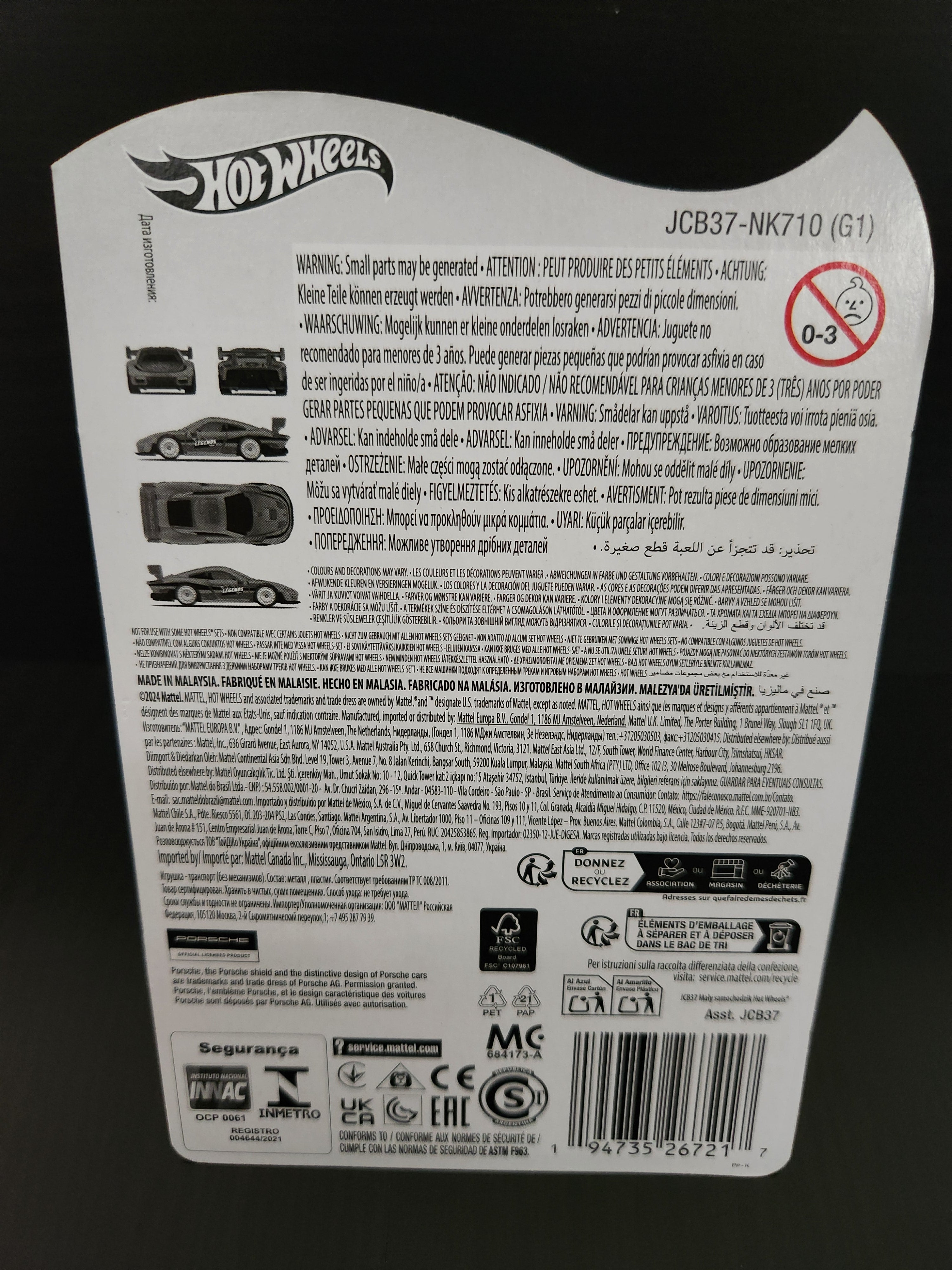 Hotwheels Porshe 935 Legends Tour