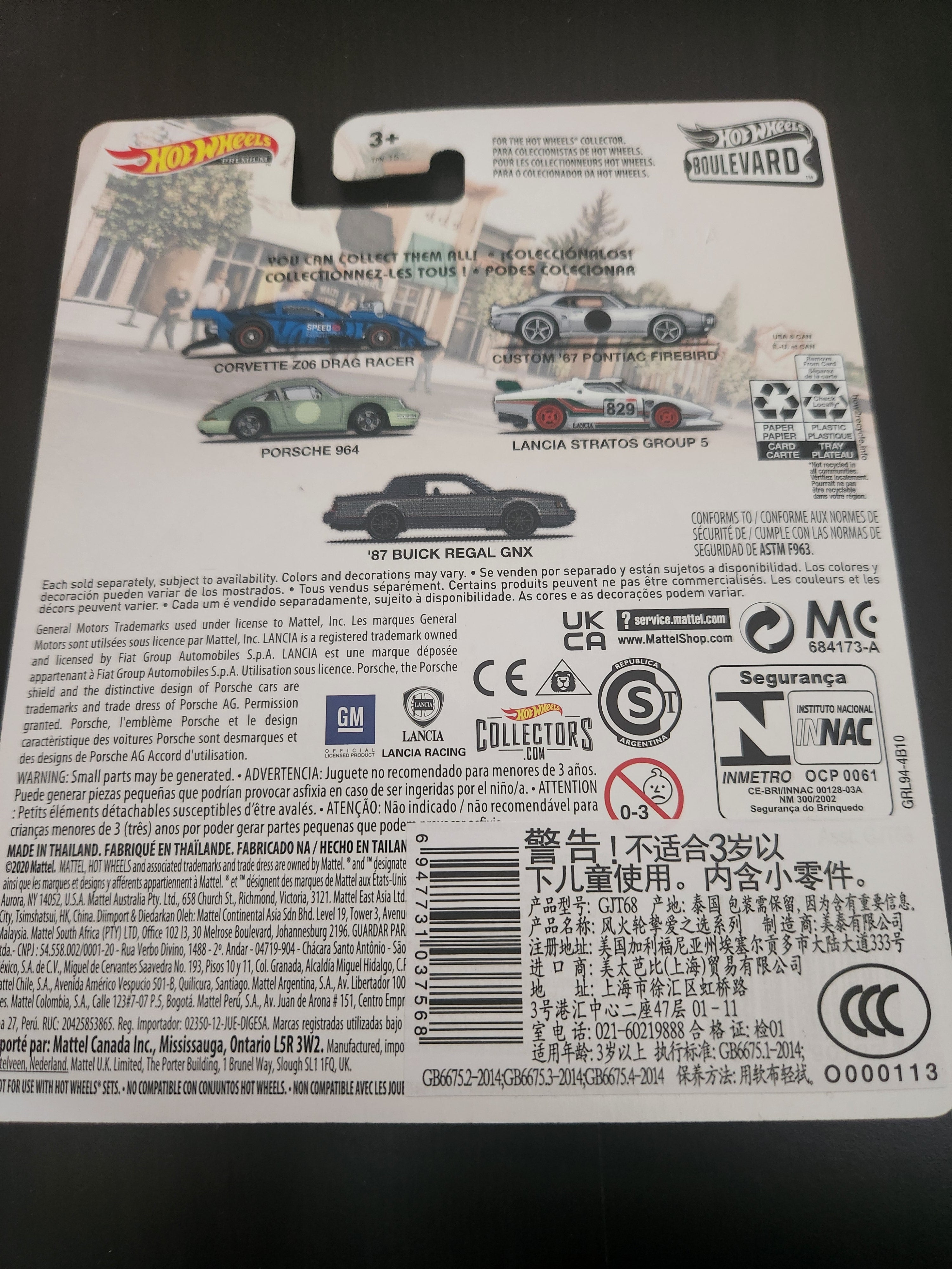 Hotwheels Boulevard #30 87 Buick Regal GNX