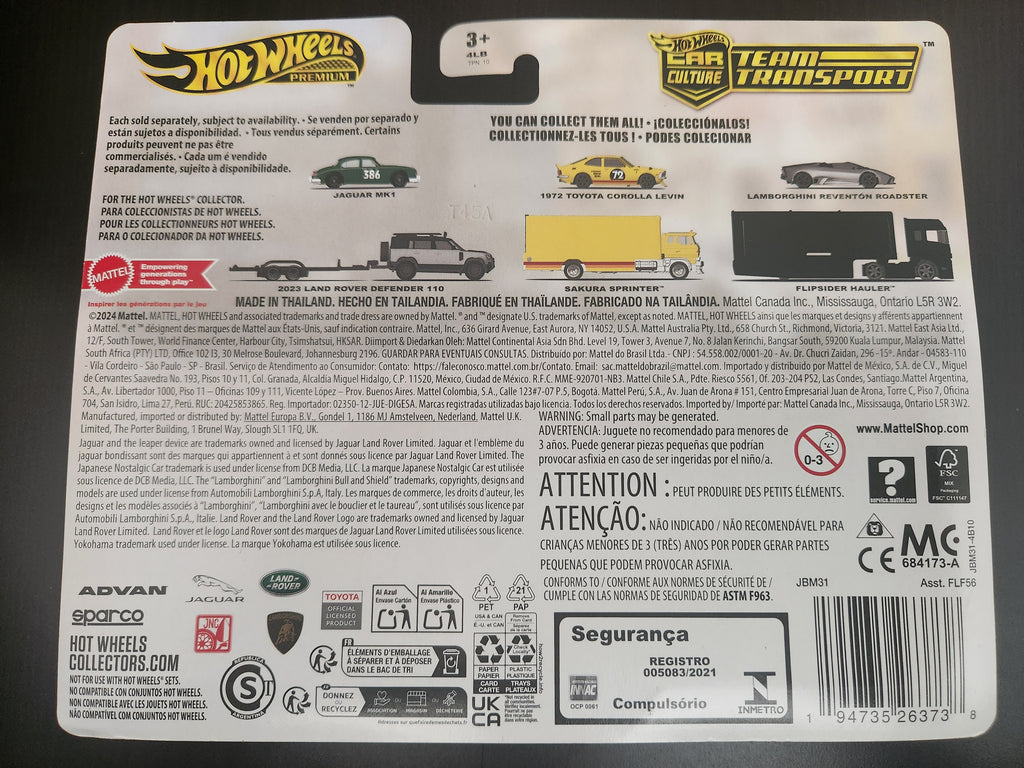 Hotwheels Team Transport Lamborghini Revention Roadster