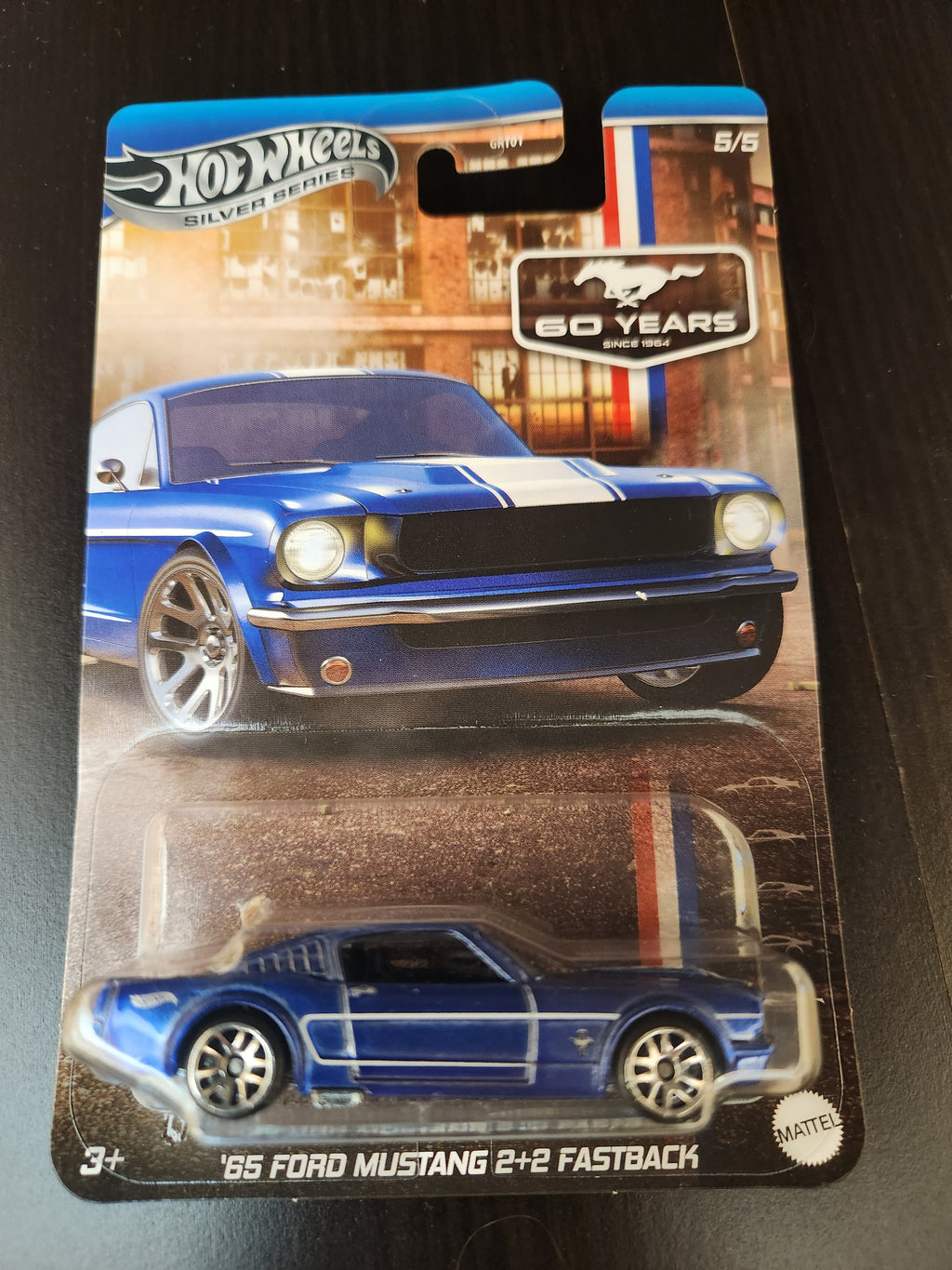 Hotwheels 1965 Ford Mustang 'Silver series' 'chase'