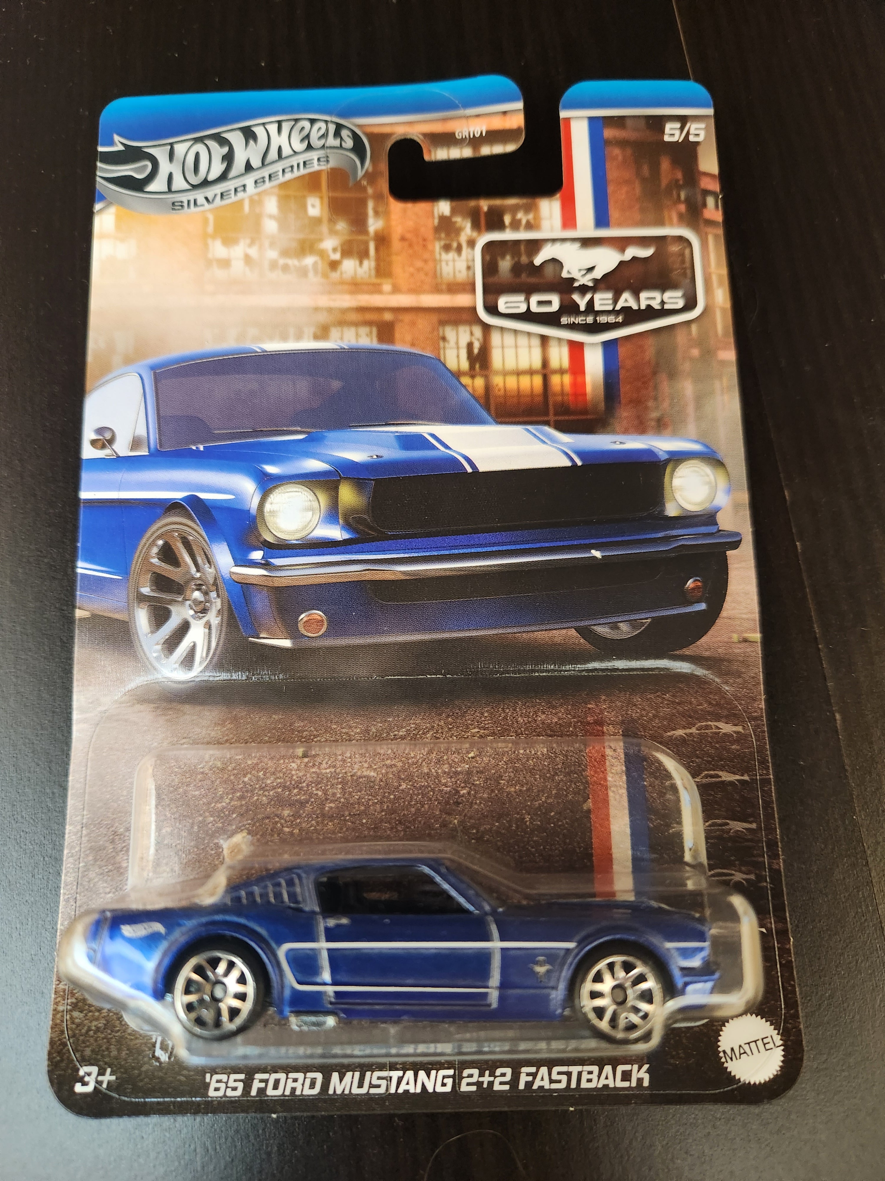 Hotwheels 1965 Ford Mustang 'Silver series' 'chase'
