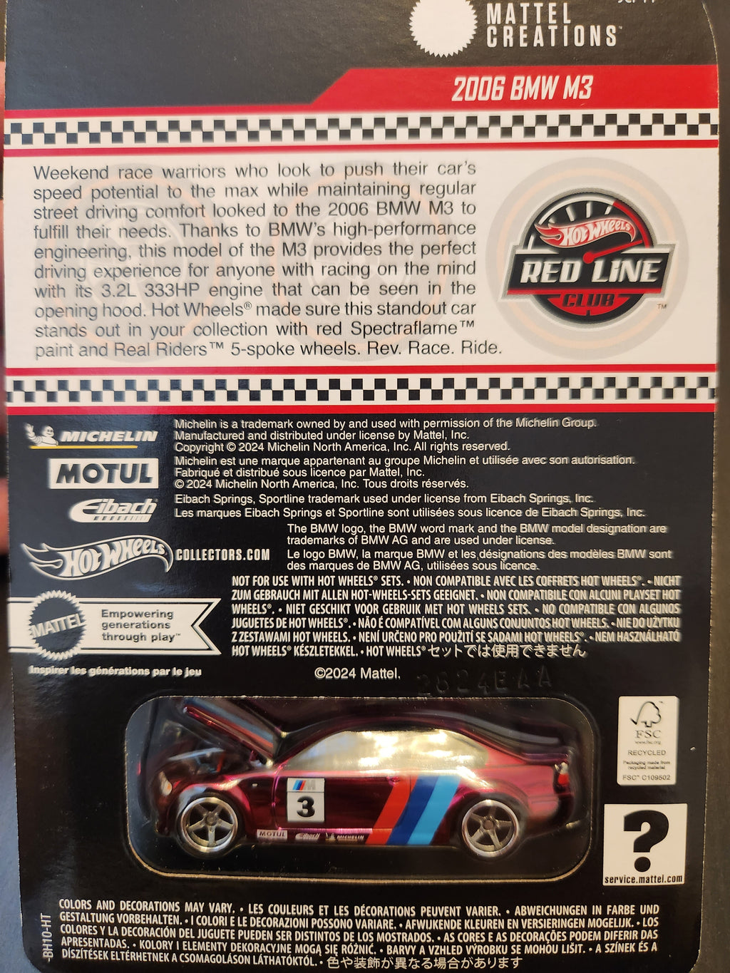 Hot Wheels RLC 2006 BMW M3